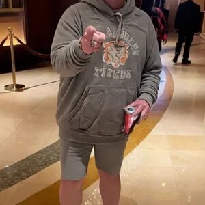 Lucky Brand Olive Tigers Hoodie